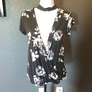 Flower pattern shirt